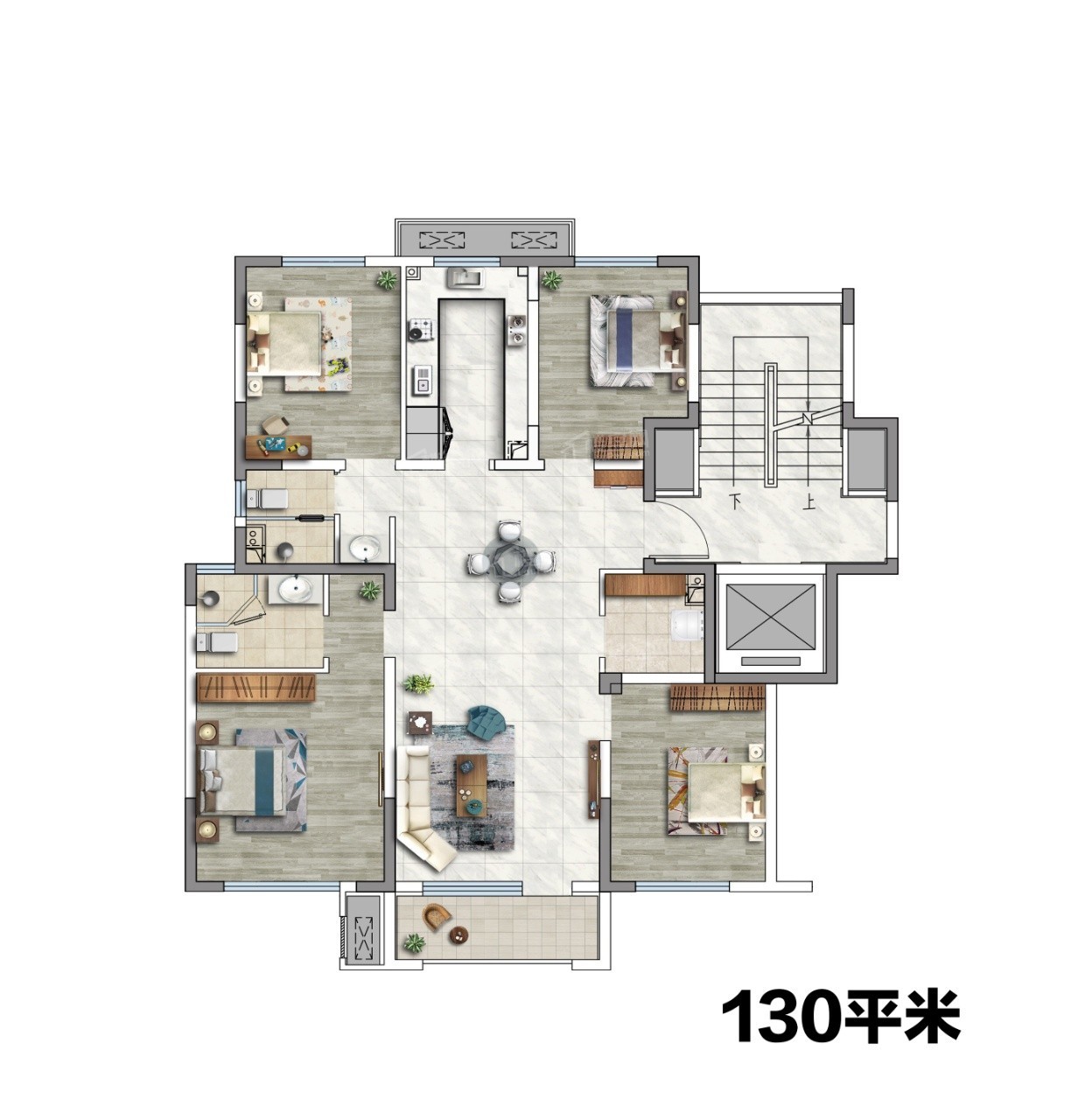 万科观承望溪户型图_房型图_户型图大全-北京楼盘网