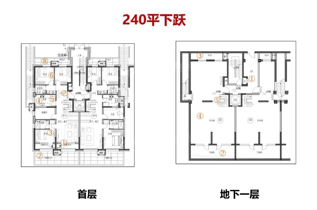 北京公园十七区3室2厅2卫户型图-北京楼盘网