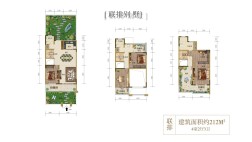 豫发百里晴川联排 212㎡户型图