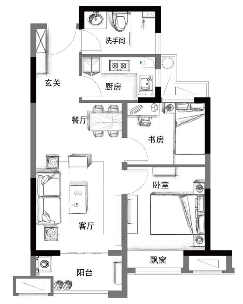 枫境澜庭A户型