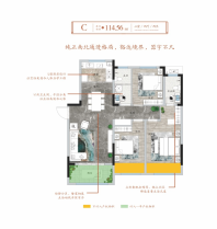 学府壹号院C户型