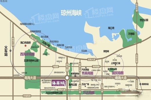 海鑫城位置图