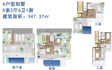 A户型别墅 5房2厅6卫1厨 347.37㎡