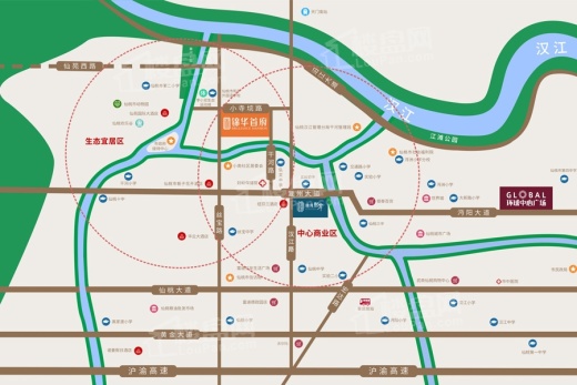 锦华首府位置图