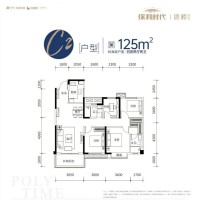  湘江保利时代康桥组团C2户型图 