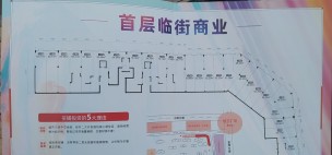 力高水投君逸府商铺平面图