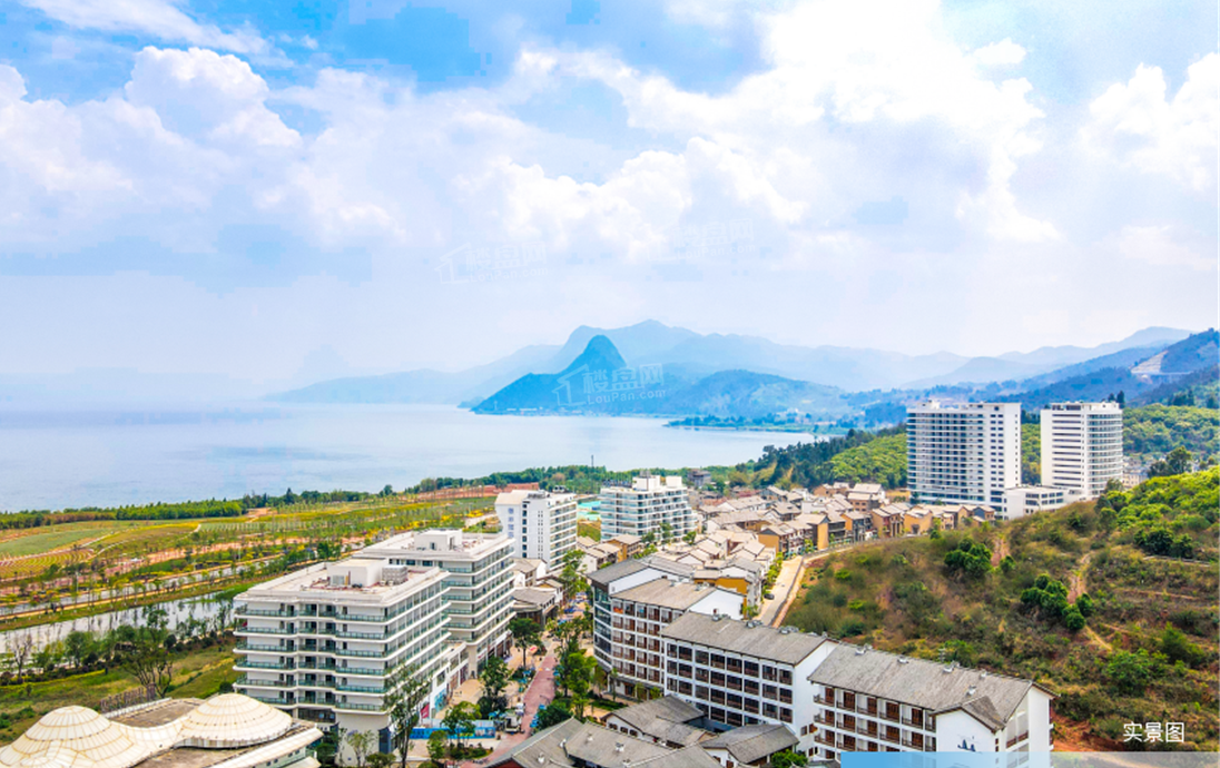 抚仙湖广龙小镇实景图