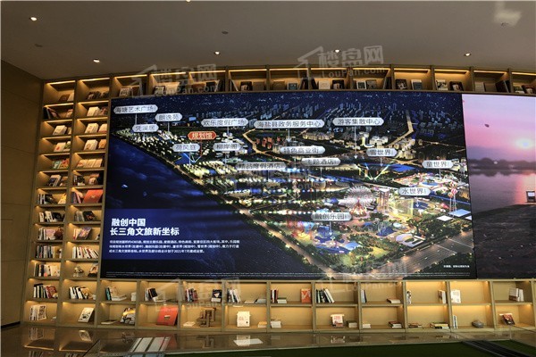 杭州湾融创文旅城区位展示牌