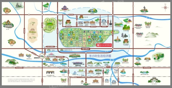 陕西恒大国际健康城位置图