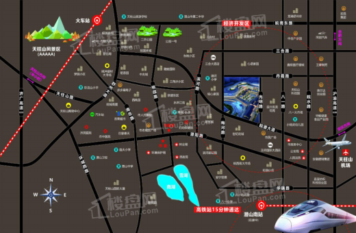 中诺恒太城位置图