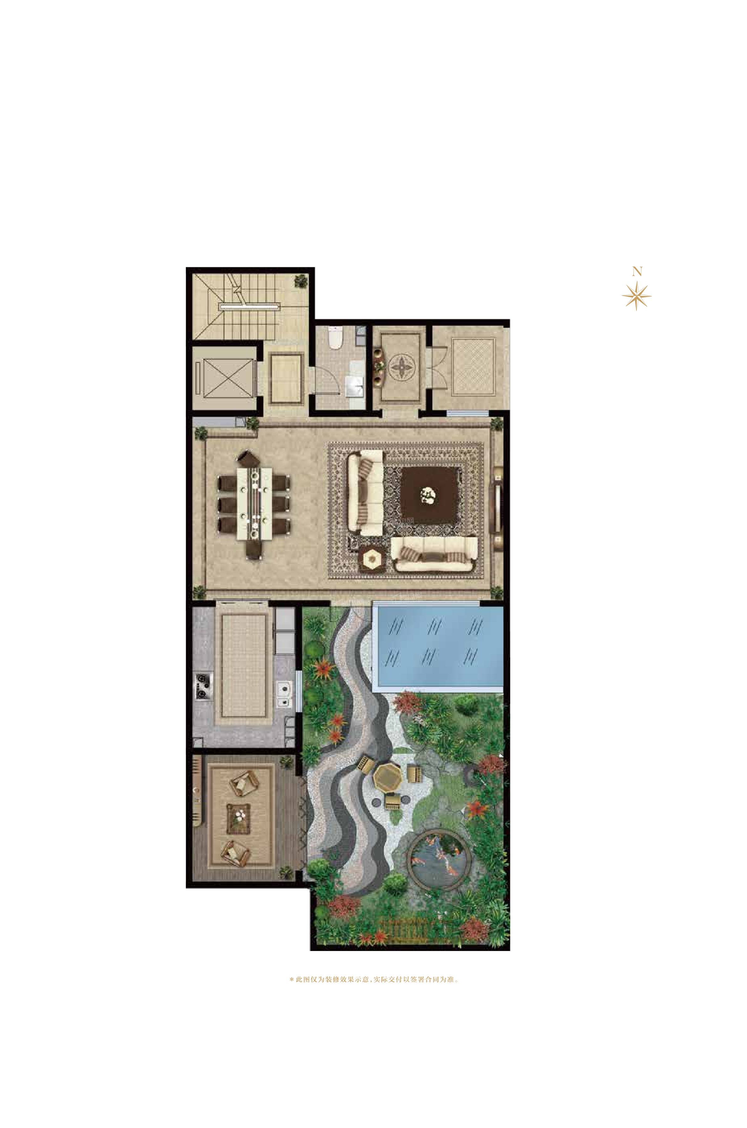 景粼原著小合院440平米