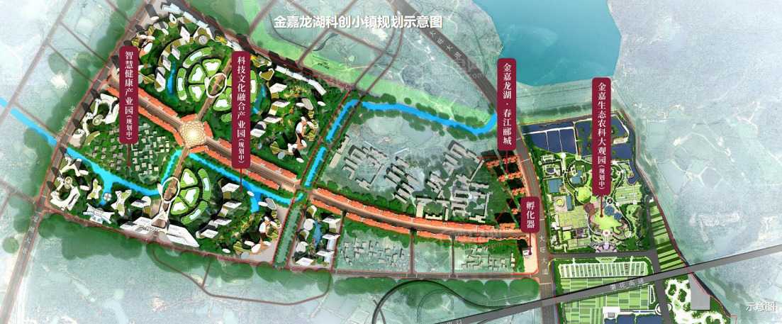 大旺金嘉龙湖春江郦城位置图