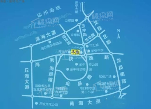 海垦广场位置图