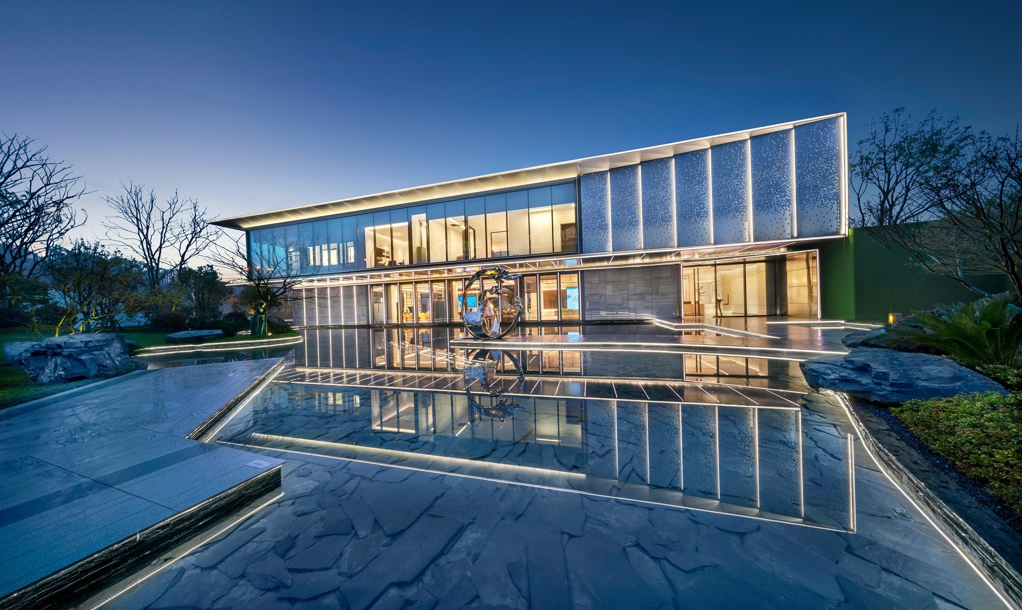 山和九著府售楼部效果图