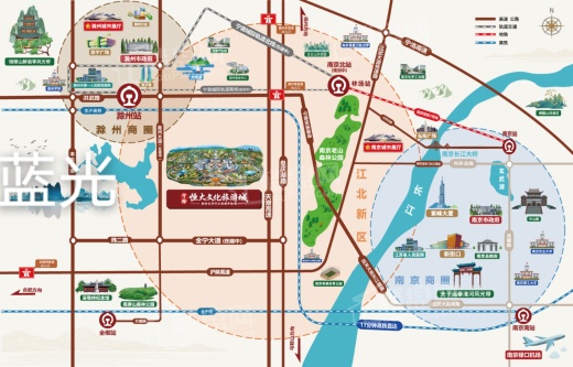 宁滁恒大梦幻城位置图