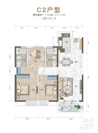 城投融创国博城户型图_房型图_户型图大全-武汉楼盘网