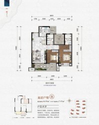 弥勒融创九熙府高层B户型