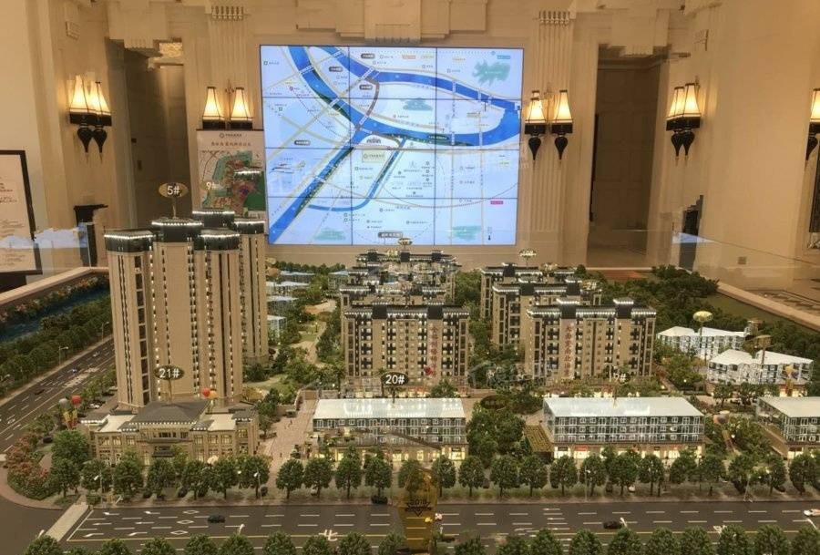 中海凤凰熙岸售楼处沙盘