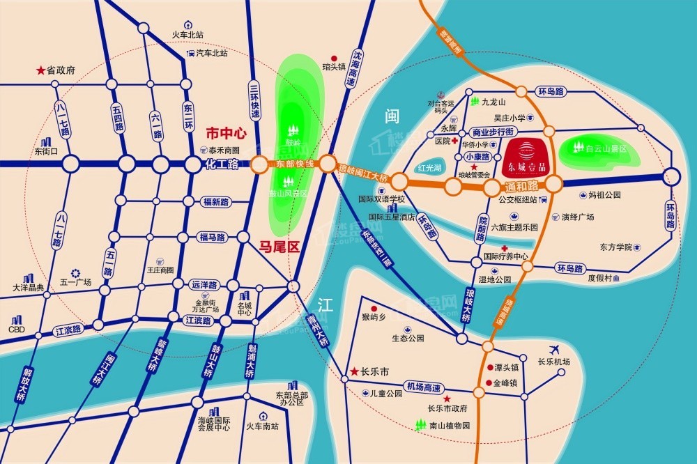 东城壹品区位图