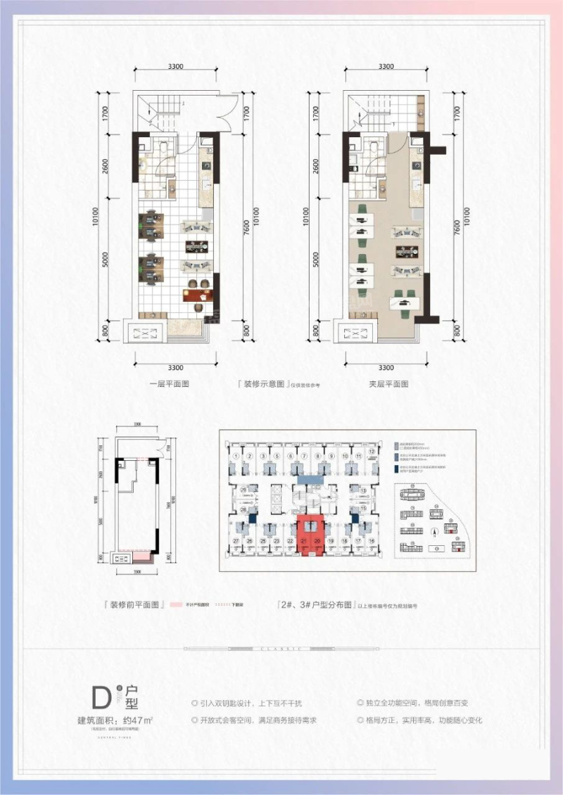 融创金弈时代 2/3/5#楼D户型