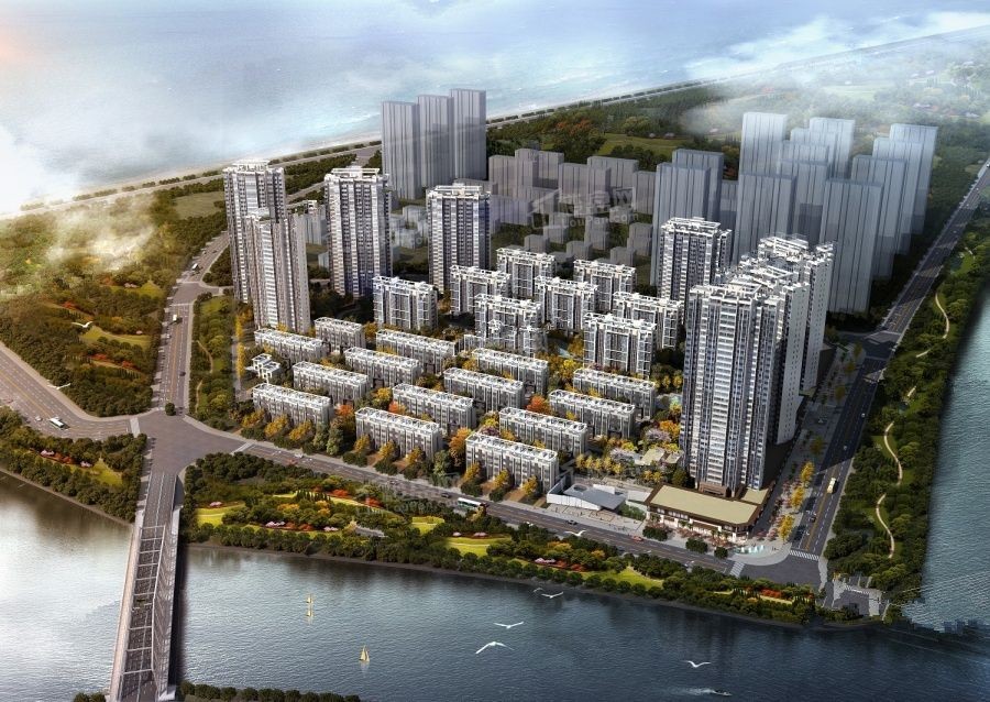 琅岐山语城效果图