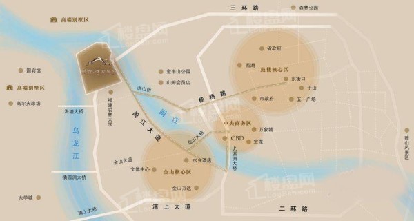 金辉淮安半岛位置图