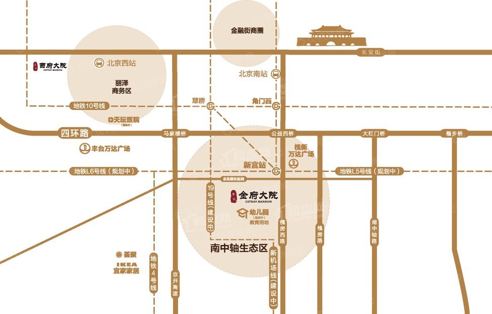 泰禾金府大院位置图