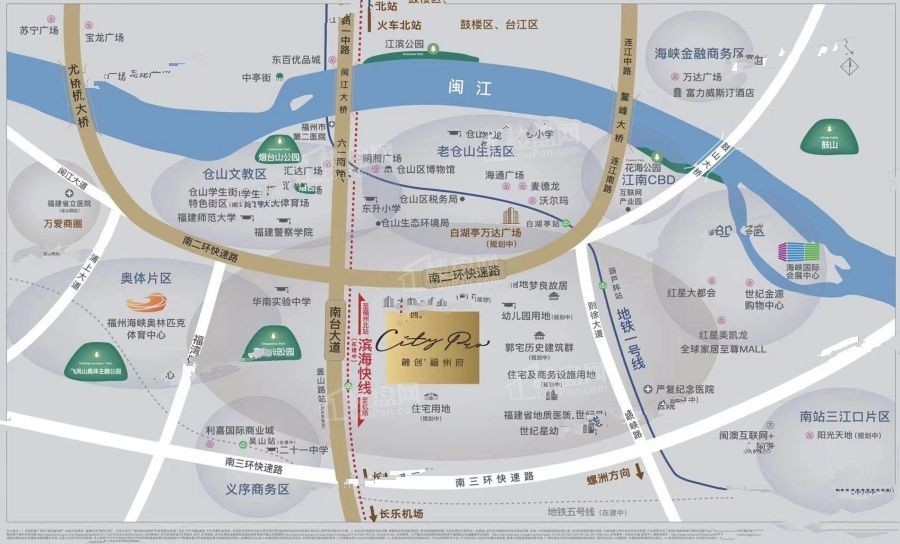 融创福州府位置图