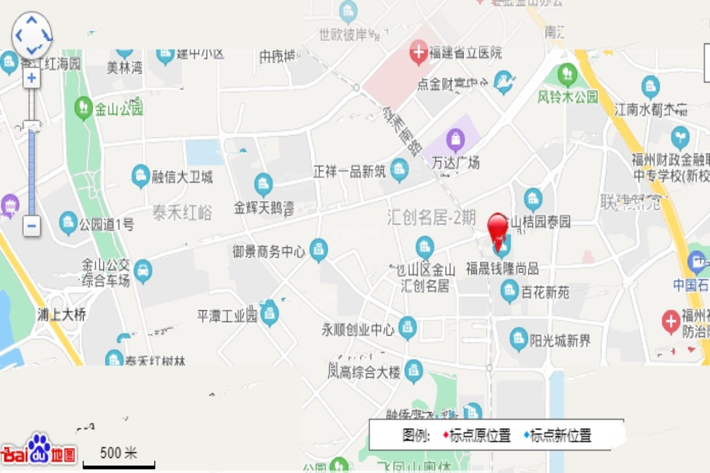 福晟钱隆尚品电子地图