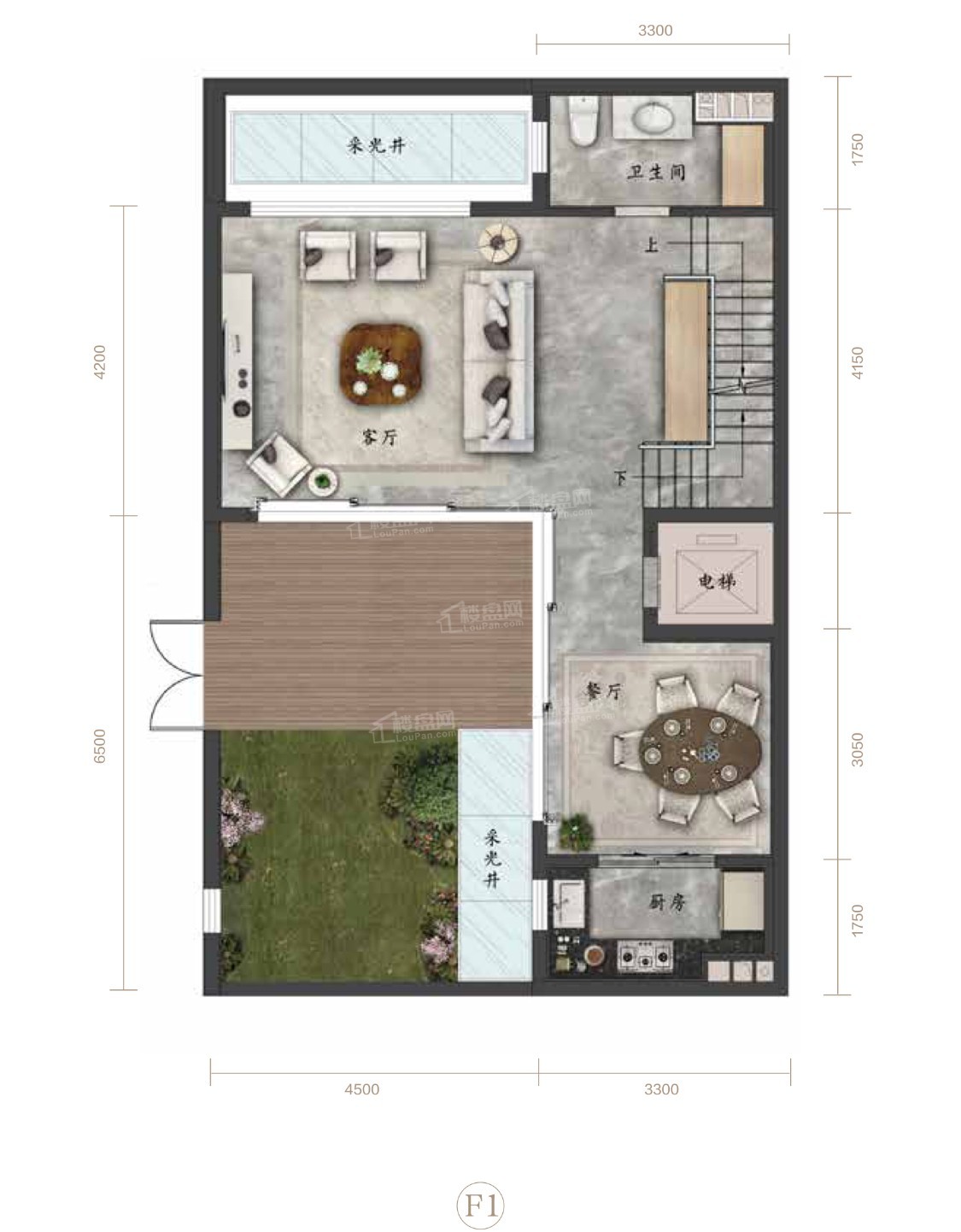 北京翡翠西湖4室1厅5卫户型图-北京楼盘网