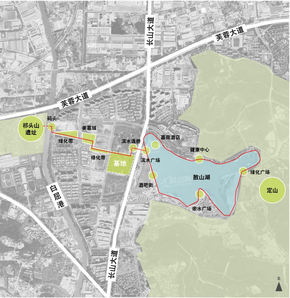 绿地·敔山天地位置图