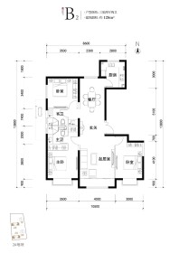 府前龙樾户型图128