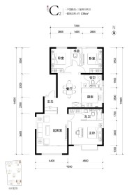 府前龙樾户型图136