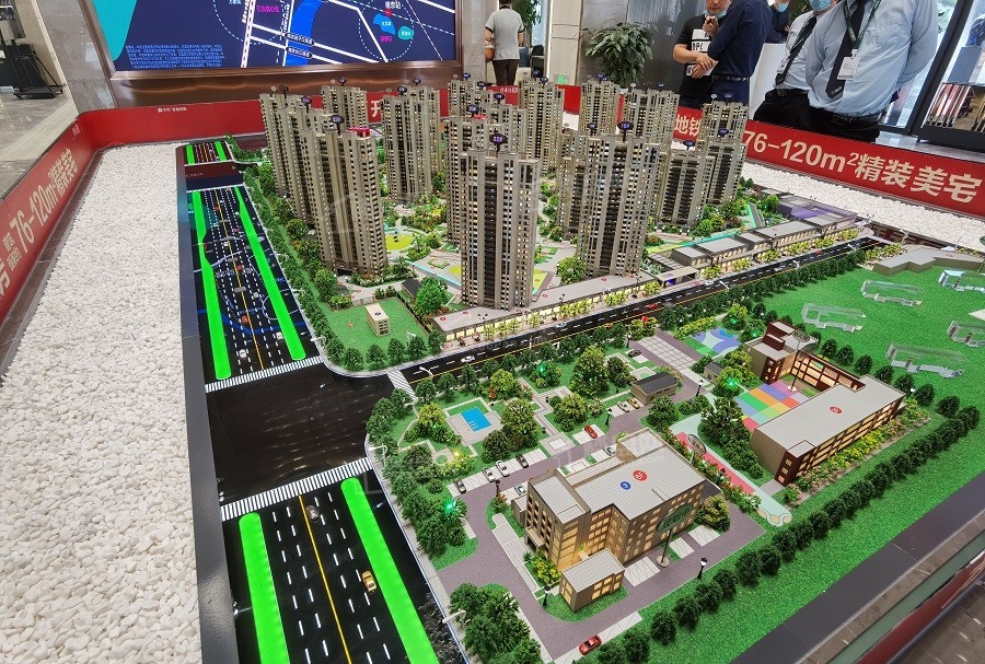 保利观棠和府售楼处沙盘