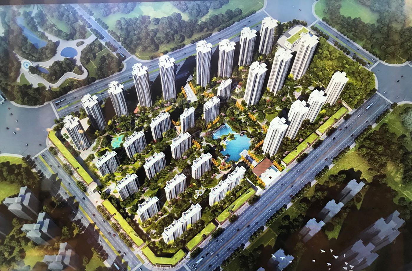 眉山万景进园汇效果图_实景图_样板间-眉山楼盘网
