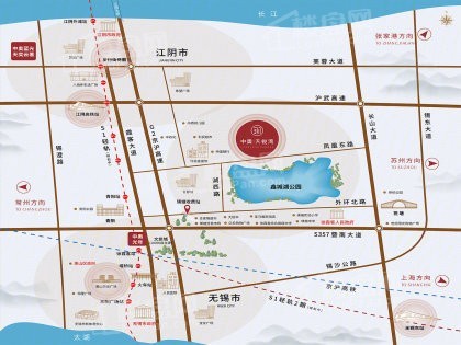 中奥·天悦湾位置图