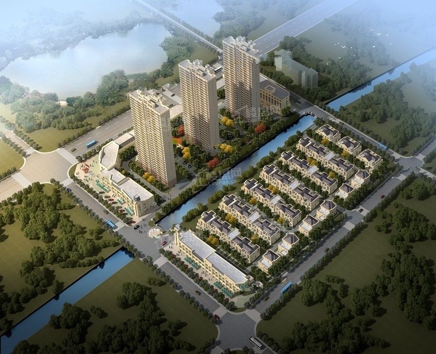香槟·公园里效果图
