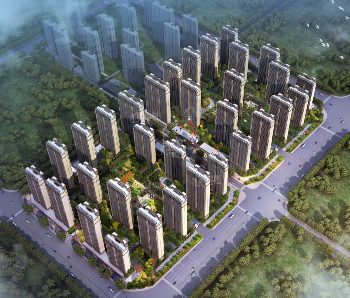 雅居乐花园 ·春江屿效果图