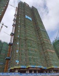 金成江南壹品A3#楼已经封顶（摄于2021-6）