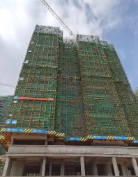 金成江南壹品A2#楼建设至18层（摄于2021-6）
