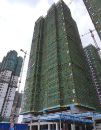 金成江南壹品A4#楼已经封顶（摄于2021-6）
