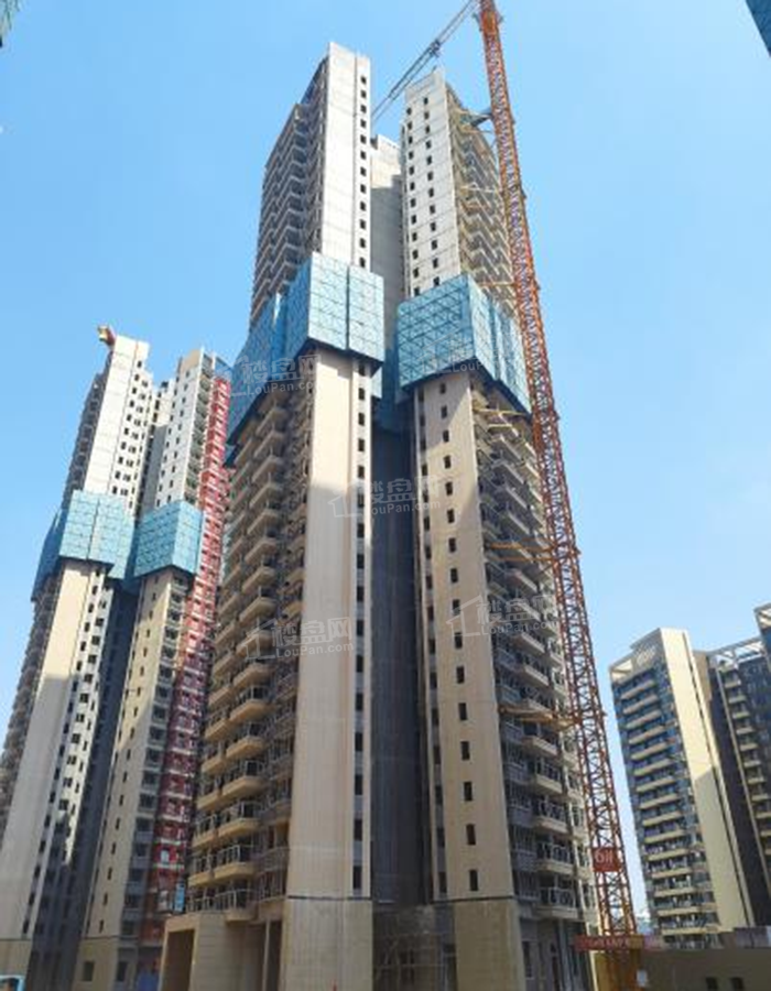 龙光玖誉城珺城9#楼主体结构全部完成（摄于2021-6）