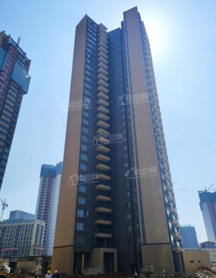 龙光玖誉城珺城19#楼已落架（摄于2021-6）