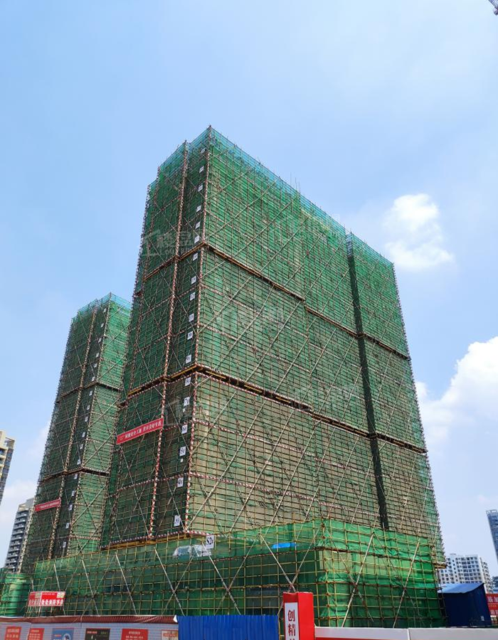 龙光玖誉城47#楼建设至20层（摄于2021-6）