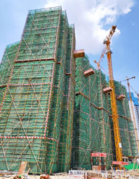 龙光玖誉城嘉城65#楼建设至15层（摄于2021-6）