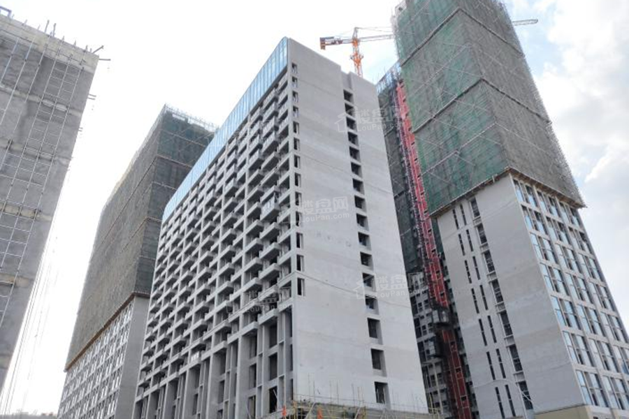 龙光玖誉城62#楼已落架（摄于2021-6）