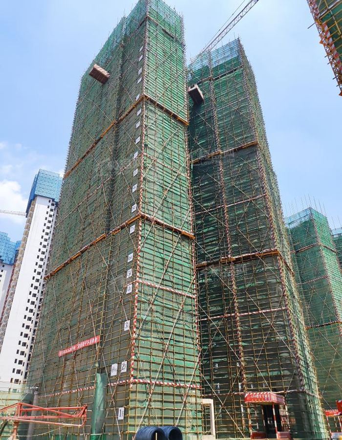 龙光玖誉城锦城69#楼已建设至24层（摄于2021-6）