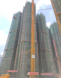 龙光玖誉城嘉城70#楼已建设至26层（摄于2021-6）