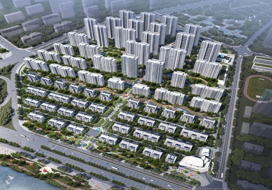 柳叶湖·金色晓岛住宅房开发商实力如何？楼盘总共有多少户？