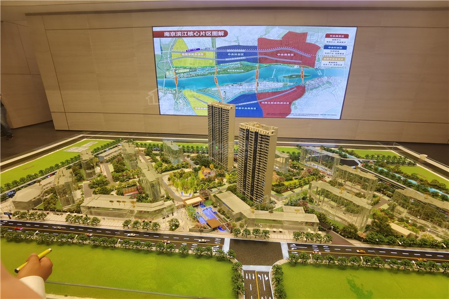 西江瑞府沙盘实景图